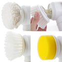 5-In-1 Cordless Electric Bathroom, Kitchen & Sofa Cleaning Brush
