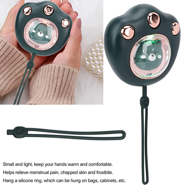 Chauffe-mains électrique rechargeable en forme de patte de chat portable