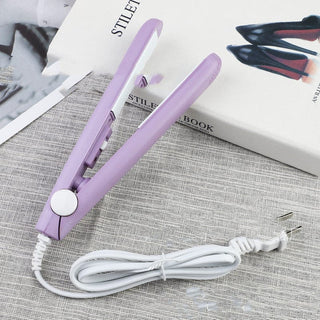 homeandgadget Home Purple / 220V US 2-In-1 Hair Curler and Straightener
