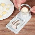 homeandgadget Home 2-in-1 Stainless Steel Egg Slicer & Vegetable Cutter