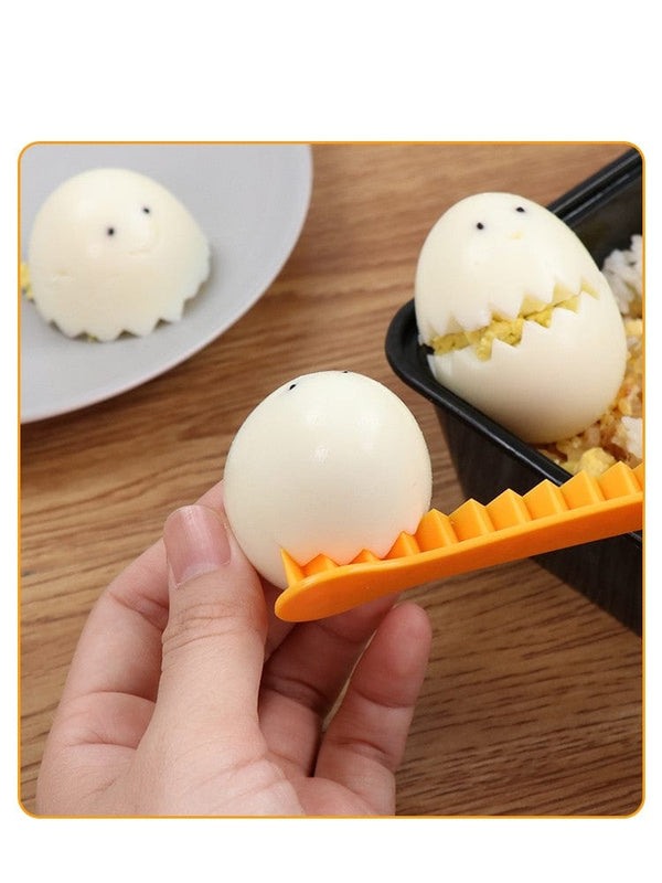 homeandgadget Home 2pc Lace Boiled Egg Cutter