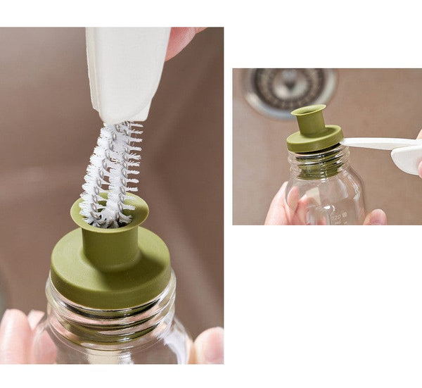 homeandgadget Home 3-In-1 Cup Lid Cleaning Brush