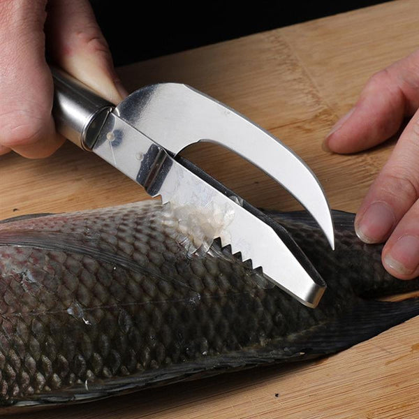 homeandgadget Home 3-In-1 Fish Scale Knife Cut, Scrape & Dig