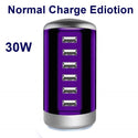 homeandgadget Home Purple 30W 6 Port USB Charging Station