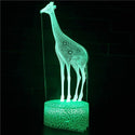 homeandgadget Home 3D Illusion LED Giraffe Lamp