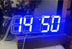 homeandgadget Home White body blue word / USB cable 3D Led Digital Clock Limited Edition