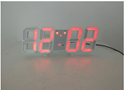 homeandgadget Home White body / Power plug 3D Led Digital Clock Limited Edition