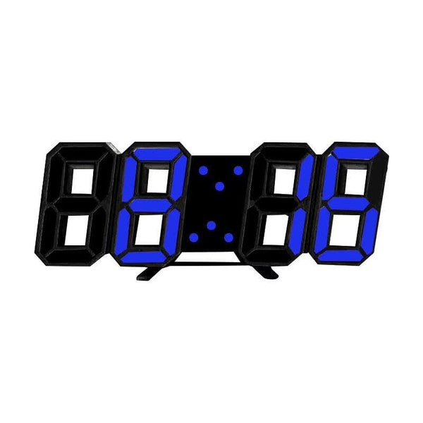 homeandgadget Home Bold blue / USB cable 3D Led Digital Clock Limited Edition