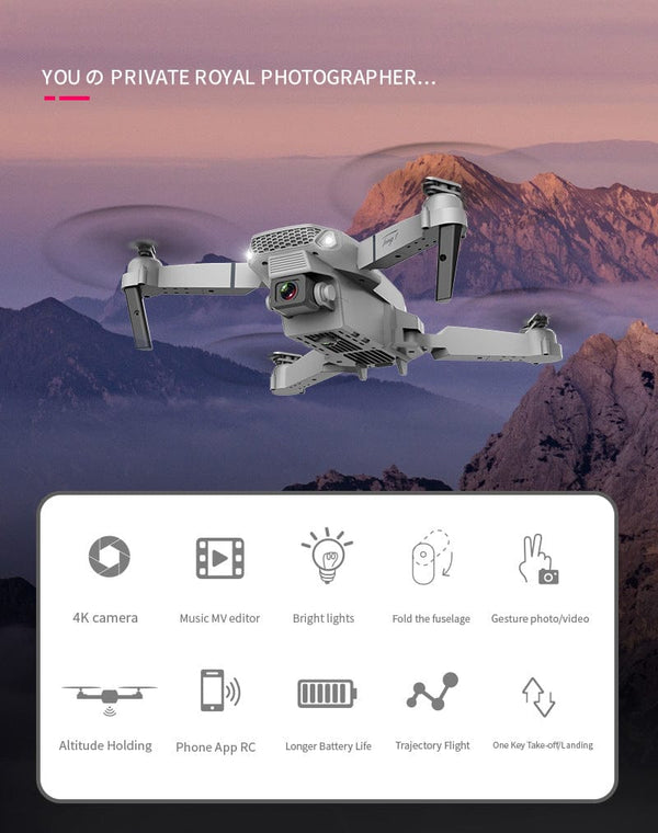 homeandgadget 4K HD Mini Camera Drone