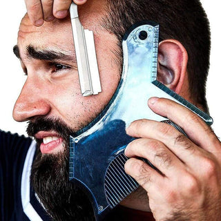 homeandgadget 8-In-One Beard Shaping Template