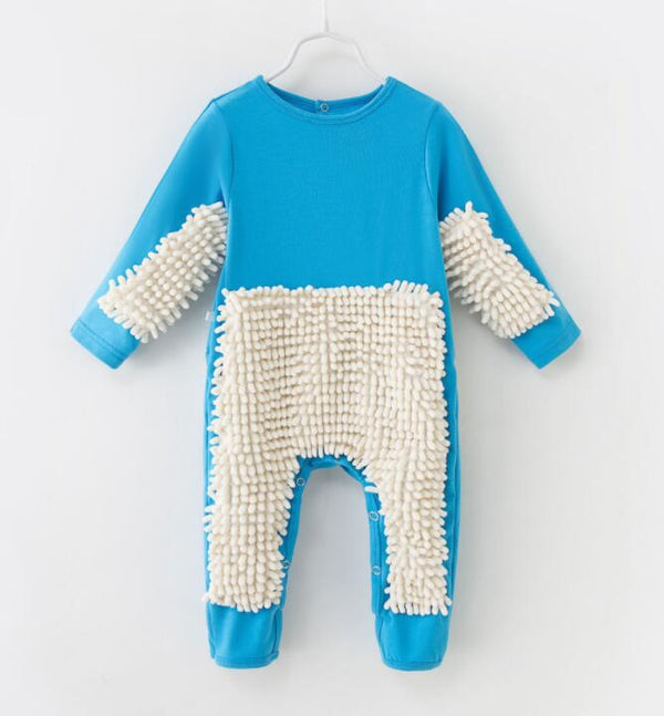 homeandgadget S Adorably Funny Baby Romper Mop