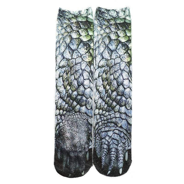 homeandgadget Crocodile / 40cm Animal Paws Socks