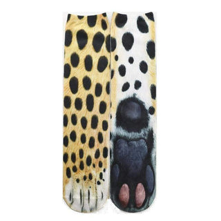 homeandgadget Leopard / 40cm Animal Paws Socks