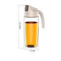 homeandgadget Home Apricot / 600ml Auto Flip Olive Oil Dispenser Bottle