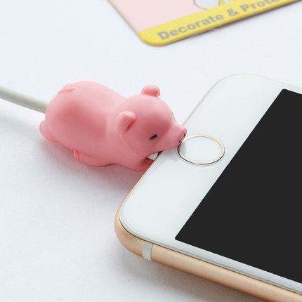homeandgadget Pig Baby Animals Cable Protector