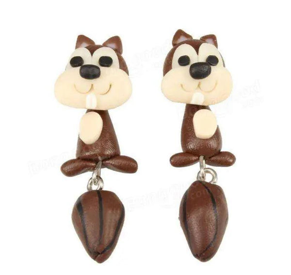 homeandgadget Squirrel Baby Animals Earrings