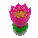 homeandgadget Pink Blooming Musical Candle