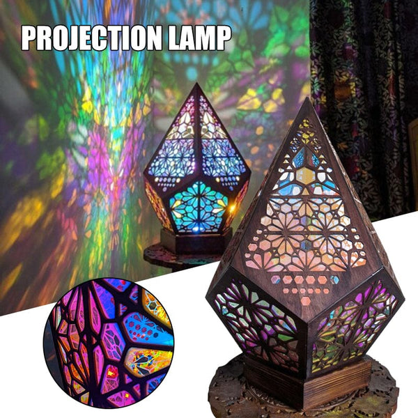 homeandgadget Home Bohemian Art Table Lamp Star Projector