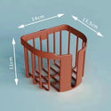 homeandgadget Home Red Cage Toilet Paper Holder