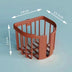 homeandgadget Home Red Cage Toilet Paper Holder