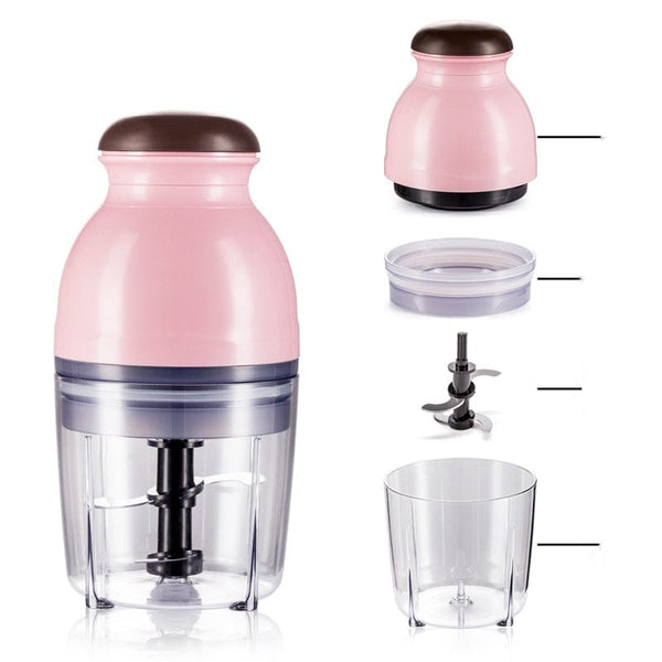 homeandgadget Home Pink / Glass Capsule Cutter And Blender