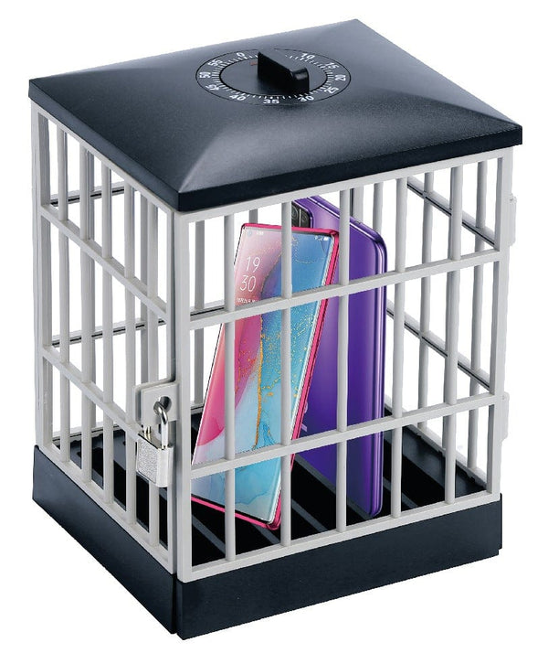 homeandgadget Home Black and grey Cell Phone Jail Timed Box