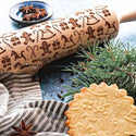 homeandgadget Christmas 3D Rolling Pin