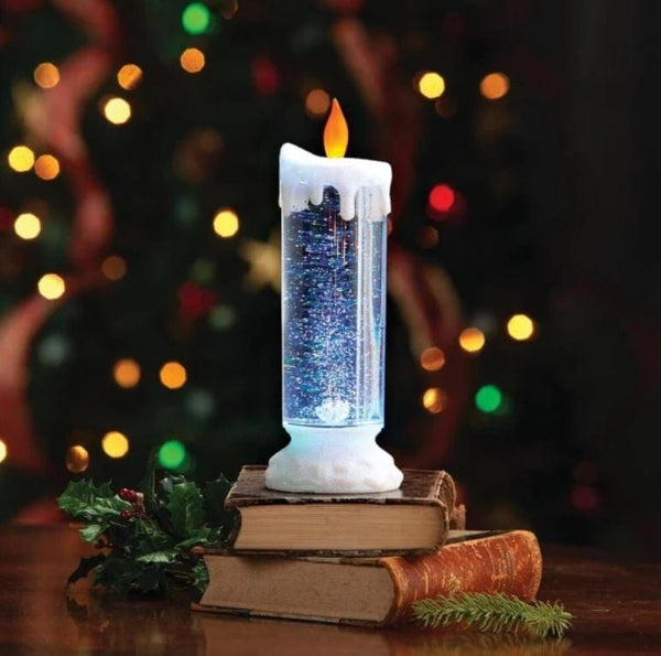 homeandgadget Home Color Changing Flashing Water Flameless Christmas Candle Light