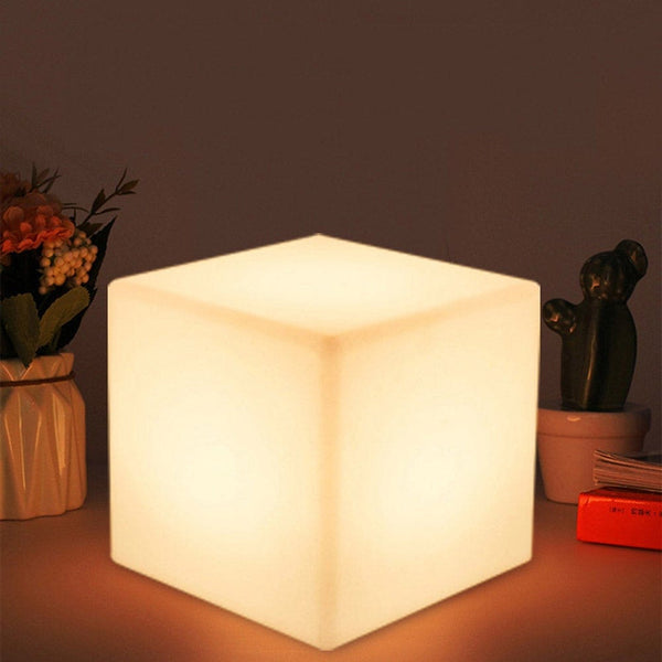 homeandgadget Home 20cm Color Changing LED Cube Light With Remote Control