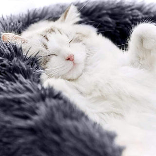 homeandgadget Comfy Faux Fur Pet Bed