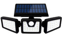homeandgadget Home Courtyard COB Solar 3 Head Outdoor Motion Sensor Lamp