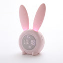 homeandgadget Home Pink Creative Rabbit Ear Alarm Clock