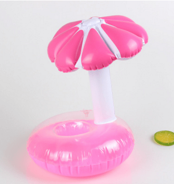 homeandgadget Home Pink mushrooms Cute Pool/Beach Cup Holders