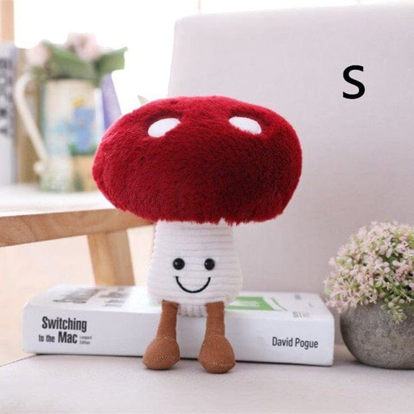 homeandgadget Home Red / S Cute Stuffed Mushroom Plush Toy For Kids & Adults