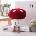 homeandgadget Home Red / M Cute Stuffed Mushroom Plush Toy For Kids & Adults