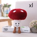 homeandgadget Home Red / XL Cute Stuffed Mushroom Plush Toy For Kids & Adults