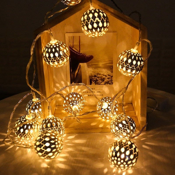 homeandgadget Home Decorative Moroccan String Lights For Indoor & Outdoor