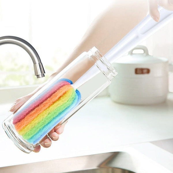 homeandgadget Home Detachable Rainbow Water Bottle Brush