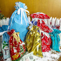 homeandgadget Drawstring Christmas Gift Bags