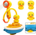 homeandgadget Home Electric Duck Boat Spray Bath Toy