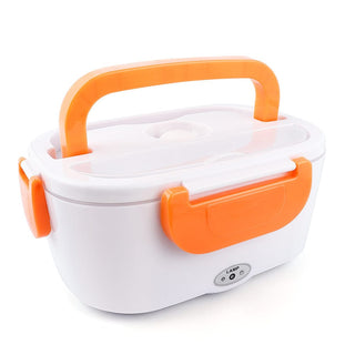 homeandgadget Home Orange Electric Heated Lunch Box