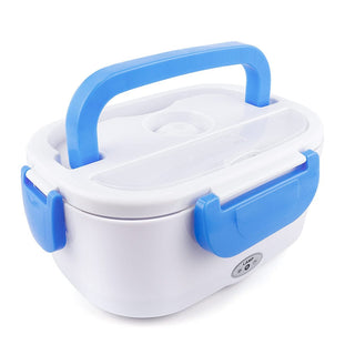 homeandgadget Home Blue Electric Heated Lunch Box