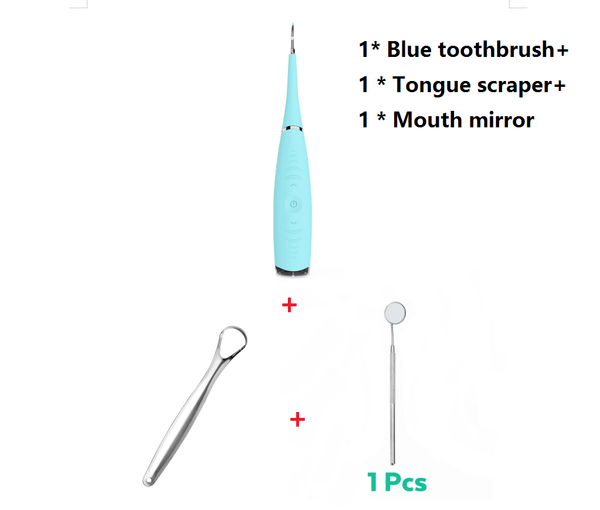 homeandgadget Home BULE SET Electrical Tartar, Plaque and Dental Calculus Remover