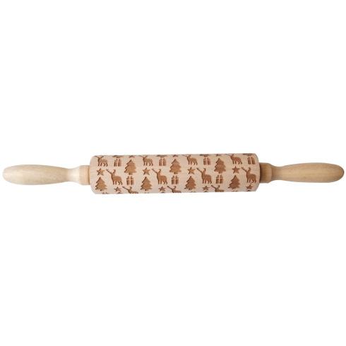 homeandgadget Embossed Holiday Rolling Pins