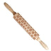 homeandgadget B Embossed Holiday Rolling Pins