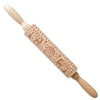 homeandgadget C Embossed Holiday Rolling Pins