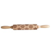 homeandgadget F Embossed Holiday Rolling Pins