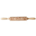 homeandgadget H Embossed Holiday Rolling Pins