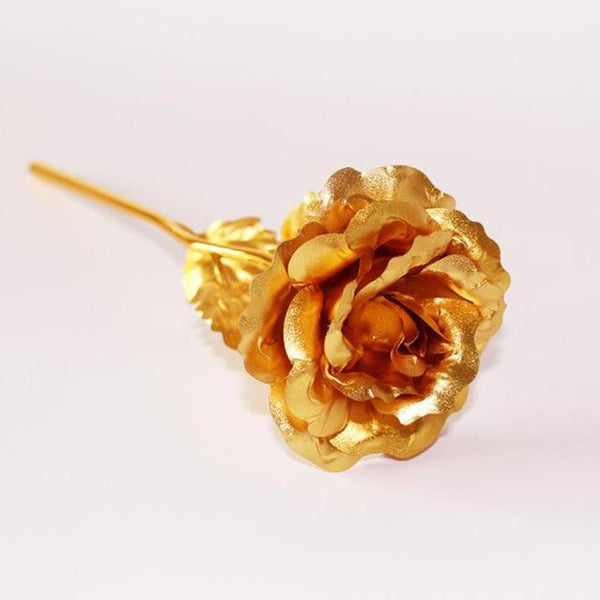 homeandgadget Yellow Everlasting Gold Rose
