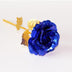 homeandgadget Blue Everlasting Gold Rose